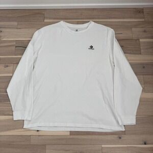 Converse white long sleeve shirt Size XXL #skater